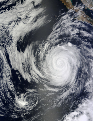 Terra spacecraft image of Hurricane Marie