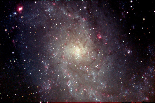CCD image of the galaxy M33