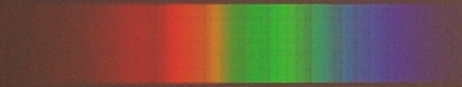 Nikon D70 spectrogram of the star Betelgeuse