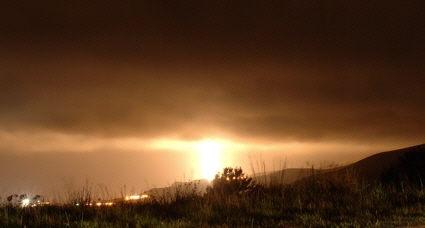 A Target Launch Vehicle (Minuteman II derivative) lifts-off from Vandenberg AFB