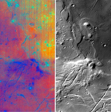 Moon Mineralogy Mapper image of the Orientale Basin