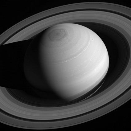 Cassini spacecraft image of Saturn