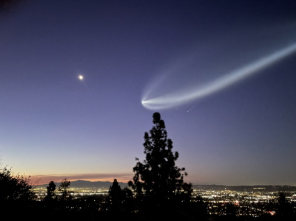 Falcon rocket launch