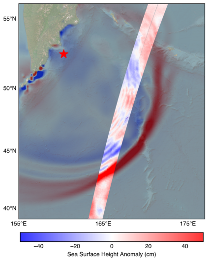 Tsunami from space