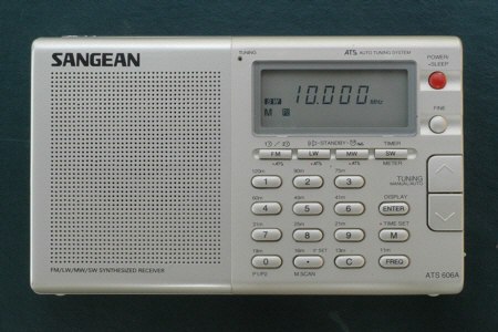 Photo of a shortwave radio reciver